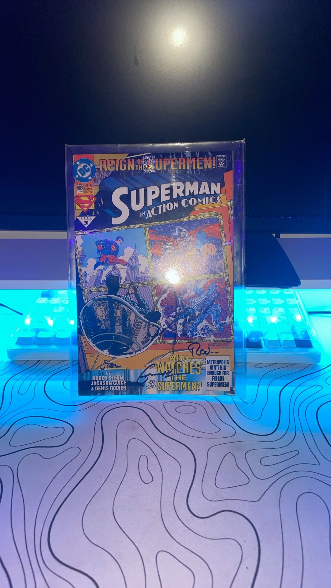 Superman Comic Signed
