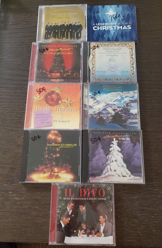 Christmas Music CD's (9)