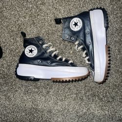 CONVERSE LEATHER HIGH TOP CLASSICS RUN STAR HIKE SNEAKERS 169241C MENS SIZE 6 
