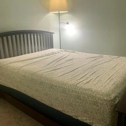 Queen Bed, Spring Box & Mattress 