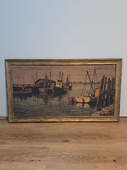 Vintage Nautical Robert Batchelder Artwork