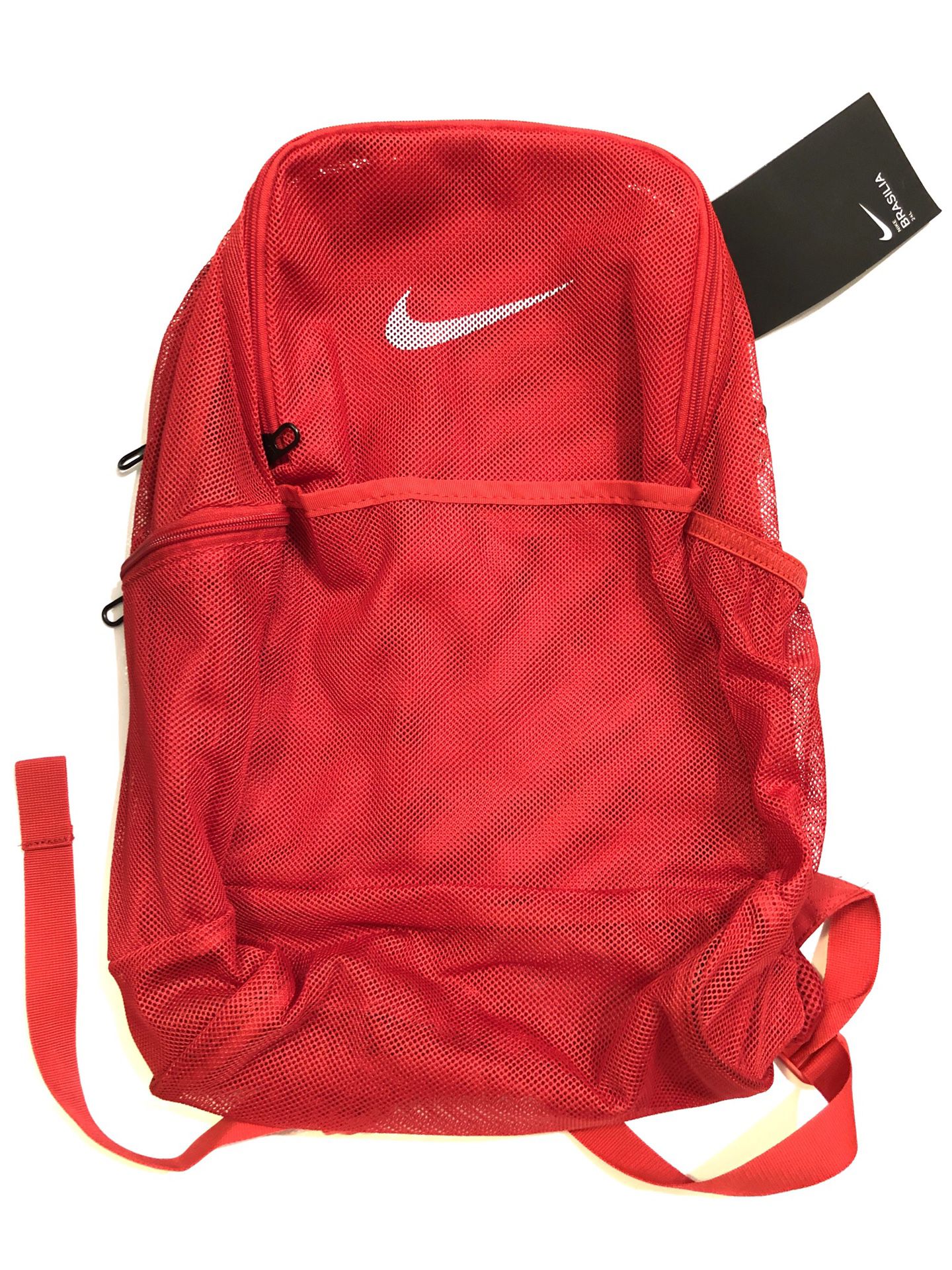 Nike Brasilia Mesh Backpack 24L Red