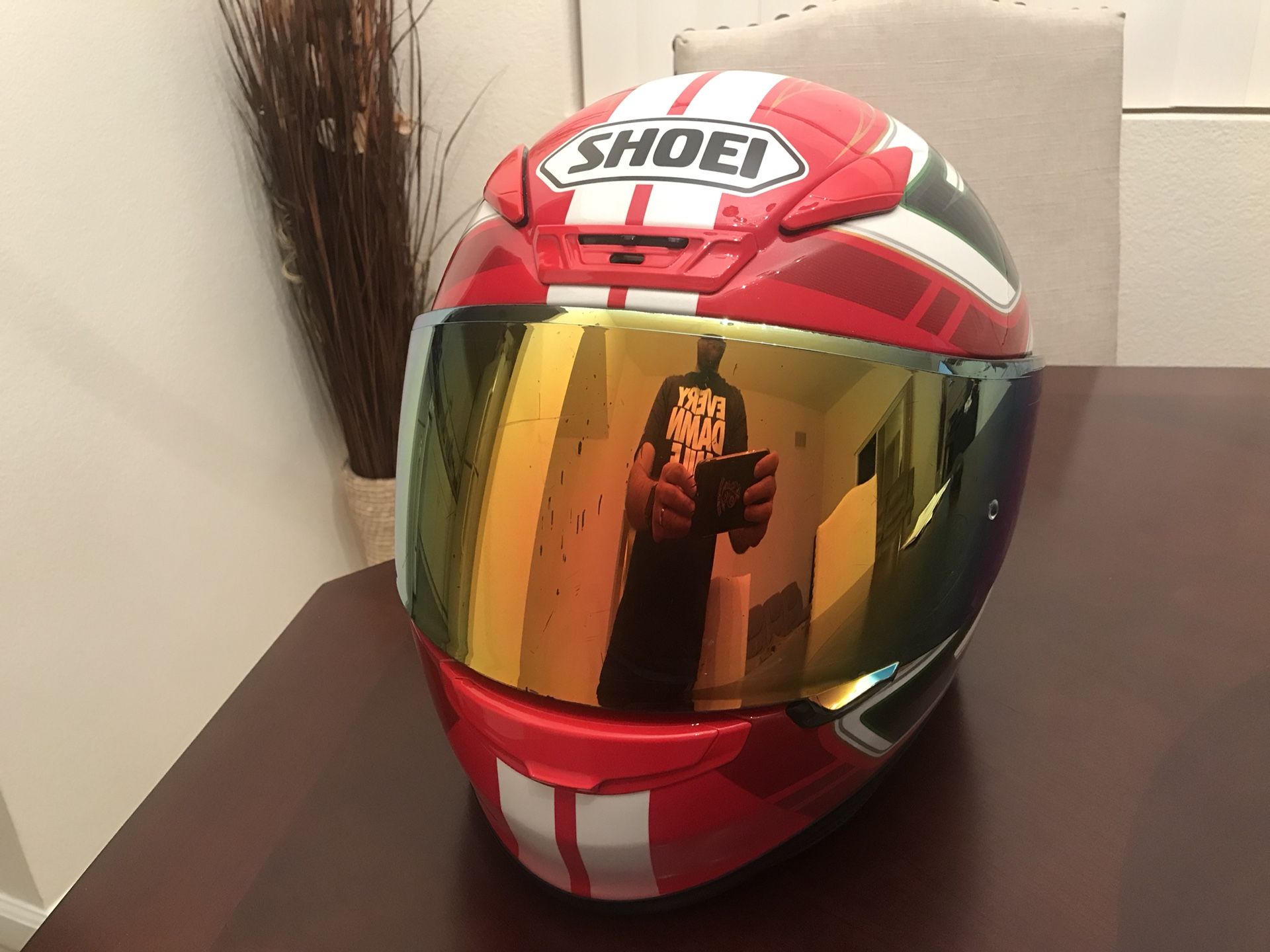 Shoei RF 1200 Valkyrie TC 4 Racing Motorcycle Helmet Size M in MINT Condition