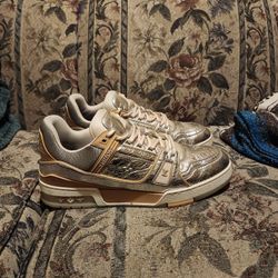 Louis Vuitton - Virgil Trainers *Metallic Beige*