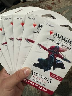 MTG Universes Beyond Assassin's Creed Booster Packs x5