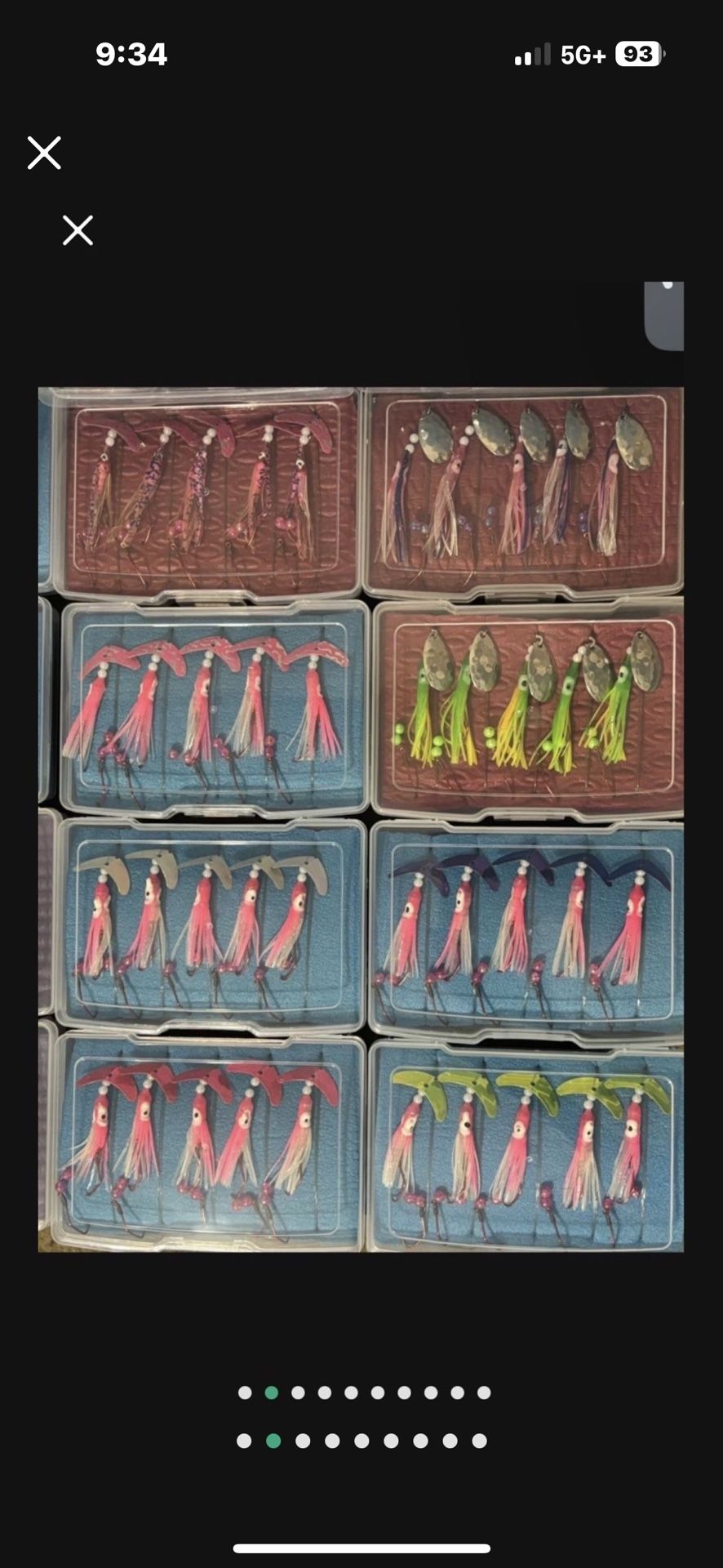 Salmon Fishing Hoochie Spinner Kits