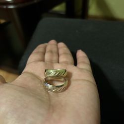 925 silver wedding rings , new!