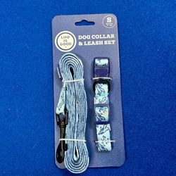 Dog Collar and Leash Set Small (9-14in)