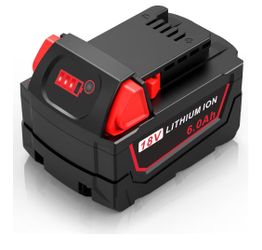 Battery for Milwaukee 18v 6.0/Batería para Milwaukee 18v 6.0