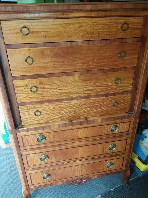 1930s Art Deco Highboy Dresser For Sale In Huntington Beach Ca