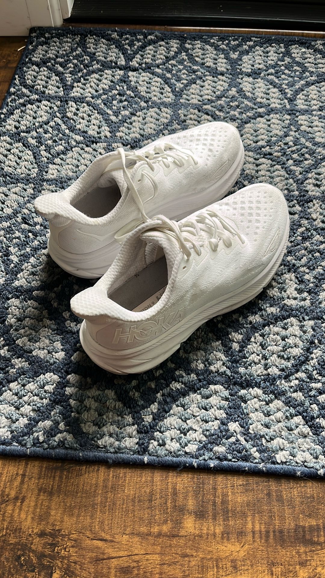Hoka White Athletic Shoes
