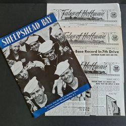 1945 Merchant Marines "Tales of Hoffman" Periodical (3 Ea) And The Picture Story of the Training Station, Sheepshead, NY Booklet (1 Ea)