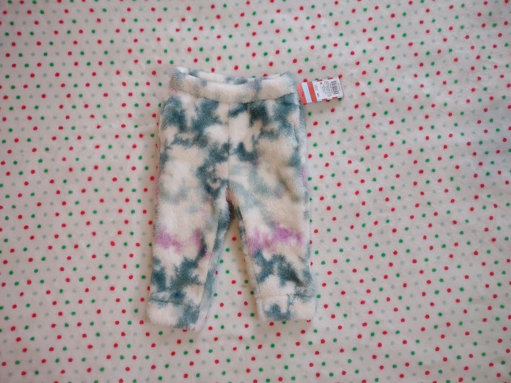 Cat & Jack Toddler Girls' Soft Fleece Pull-On Joggers W/ Pockets Tie Dye 18M