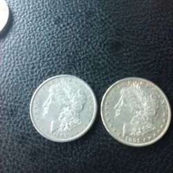 Silver Dollar Coins Vintage