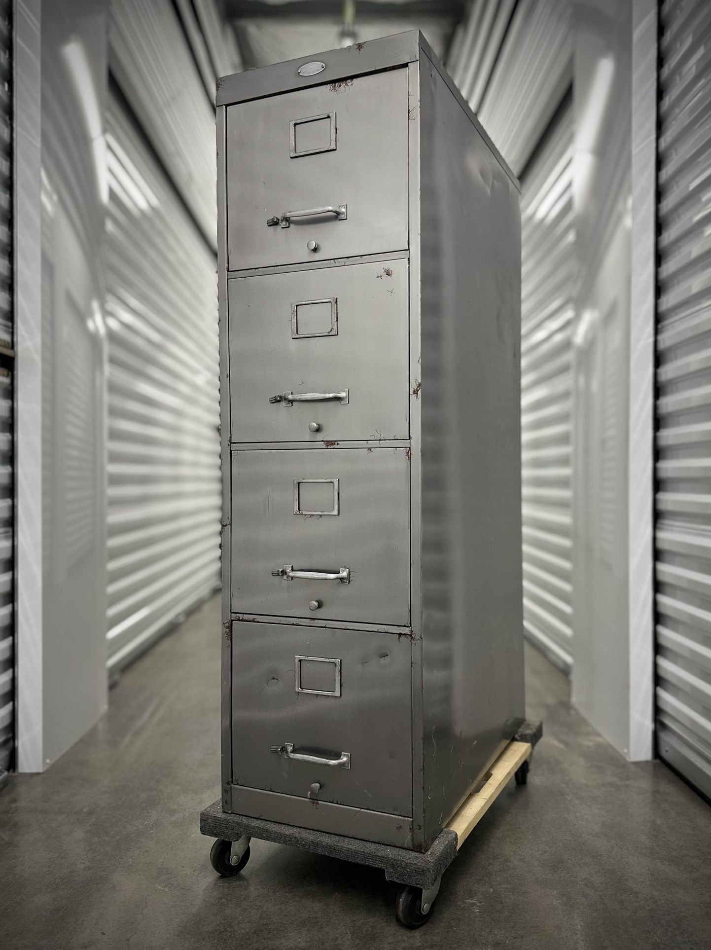 Bright Steel File Cabinet