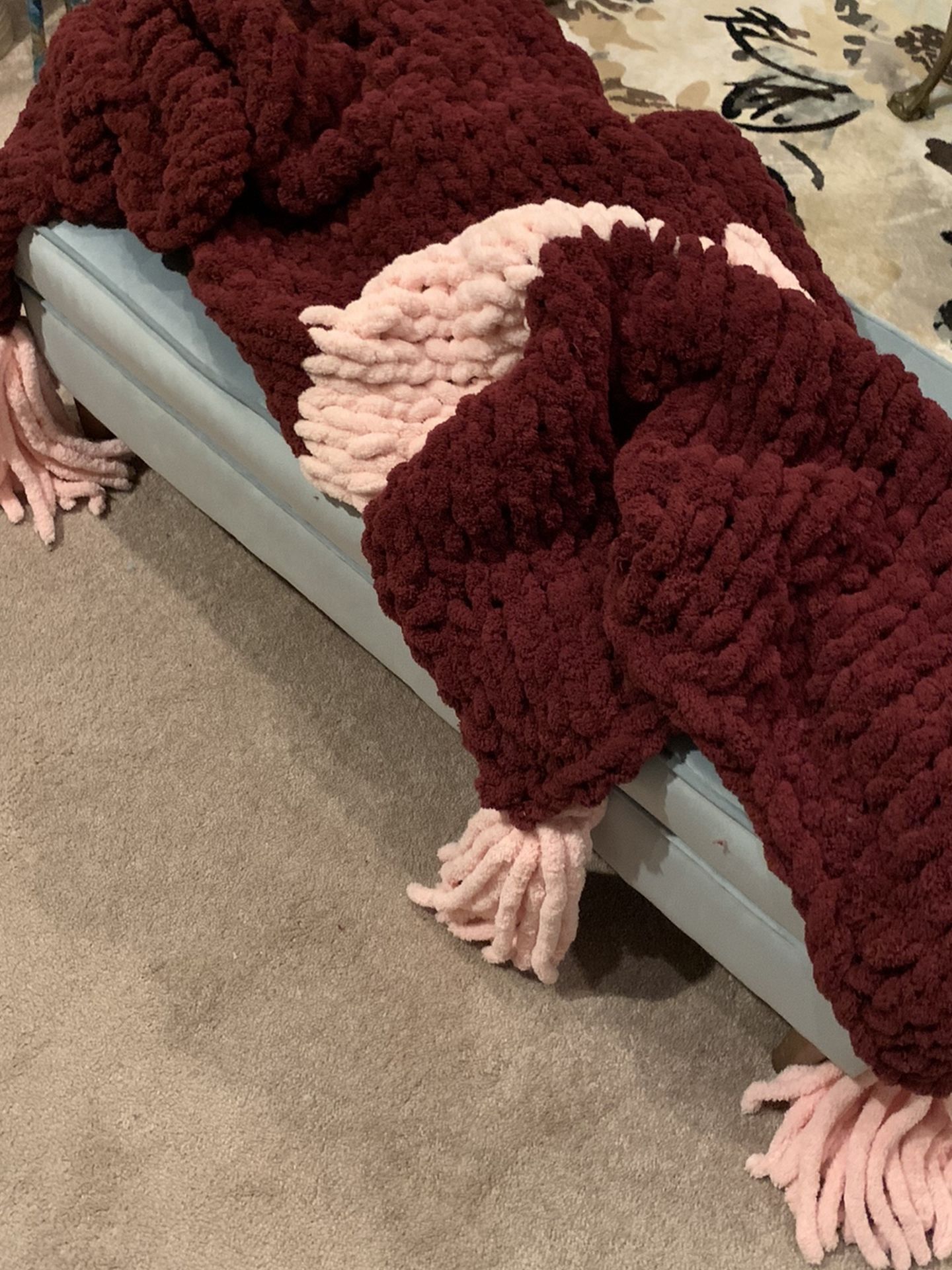 Chenille Chunky Blanket HANDMADE