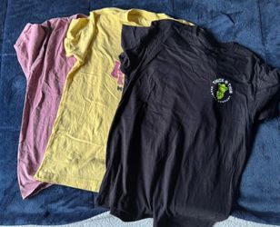 Men's Graphic T-Shirt Bundle - 3 Drinking Tees - Size L