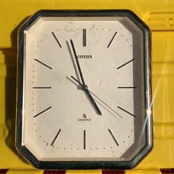 Citizen quartz wall clock