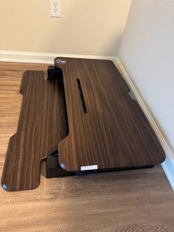 Sit stand desk converted