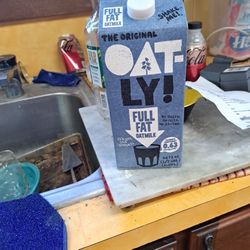Full Fat Oat Milk.  Free 