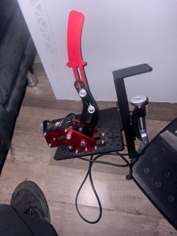Logitech g920 pedals and handbrake with a mount