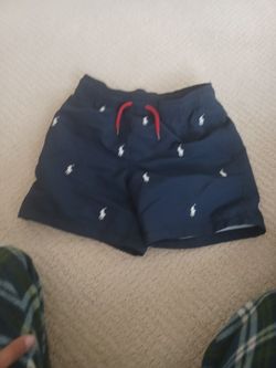 Boys Polo Shorts Medium KIDS. swim Trunk Material  Almost Brand New Condition Pockets In Front And One In The Back