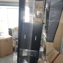 Espresso Long TV console And End Table