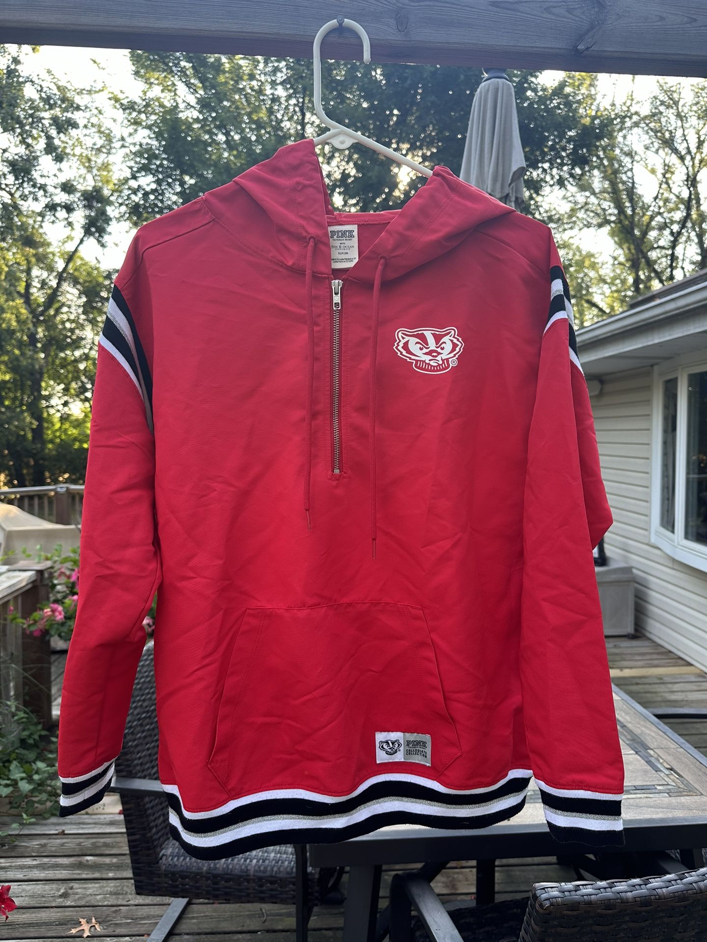 Pink Victoria Secret Wisconsin Badger Jacket