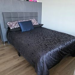 Queen bed frame and Nectar Mattress