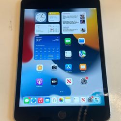 Apple iPad Mini 4th Gen A1538 Tablet 7.9” iOS 15.6 - $120.