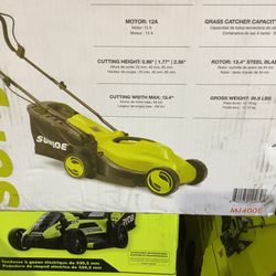 Sun Joe 13 in. 12 Amp Electric Walk-Behind Push Lawn Mower