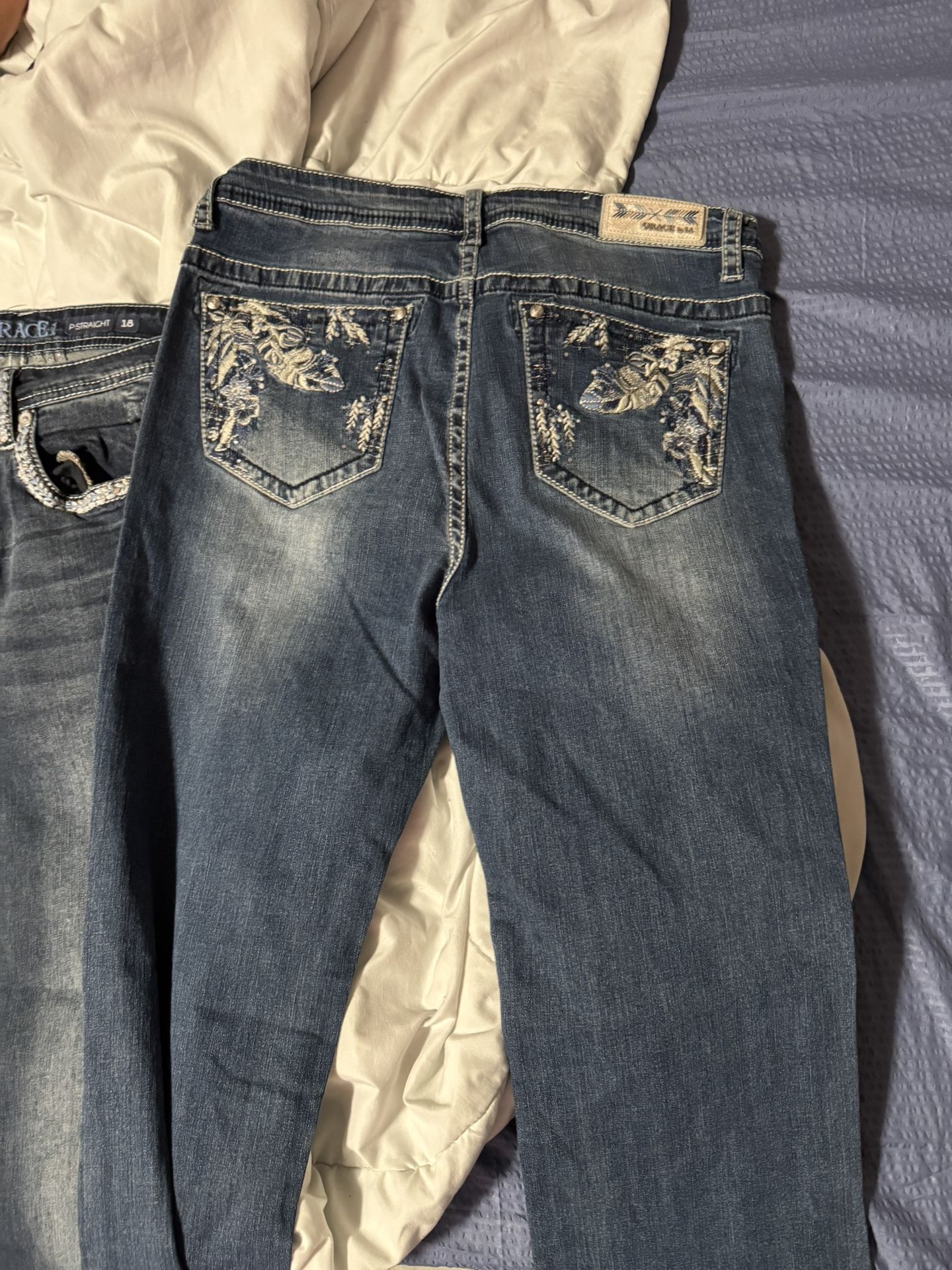 Gracie Woman Jeans Size 18