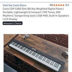 Casio CDP-S360 88-key Digital Piano 