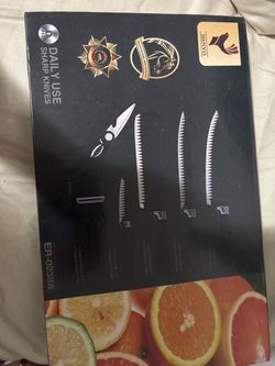 Henyo 6-Piece Daily Use Sharp Knife Set