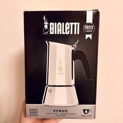 Bialetti Venus 4 Cup Stainless Steel Moka Pot Espresso Coffee Maker Induction