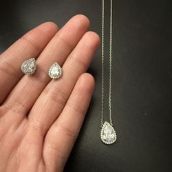 Pear Shaped Jewelry Set 