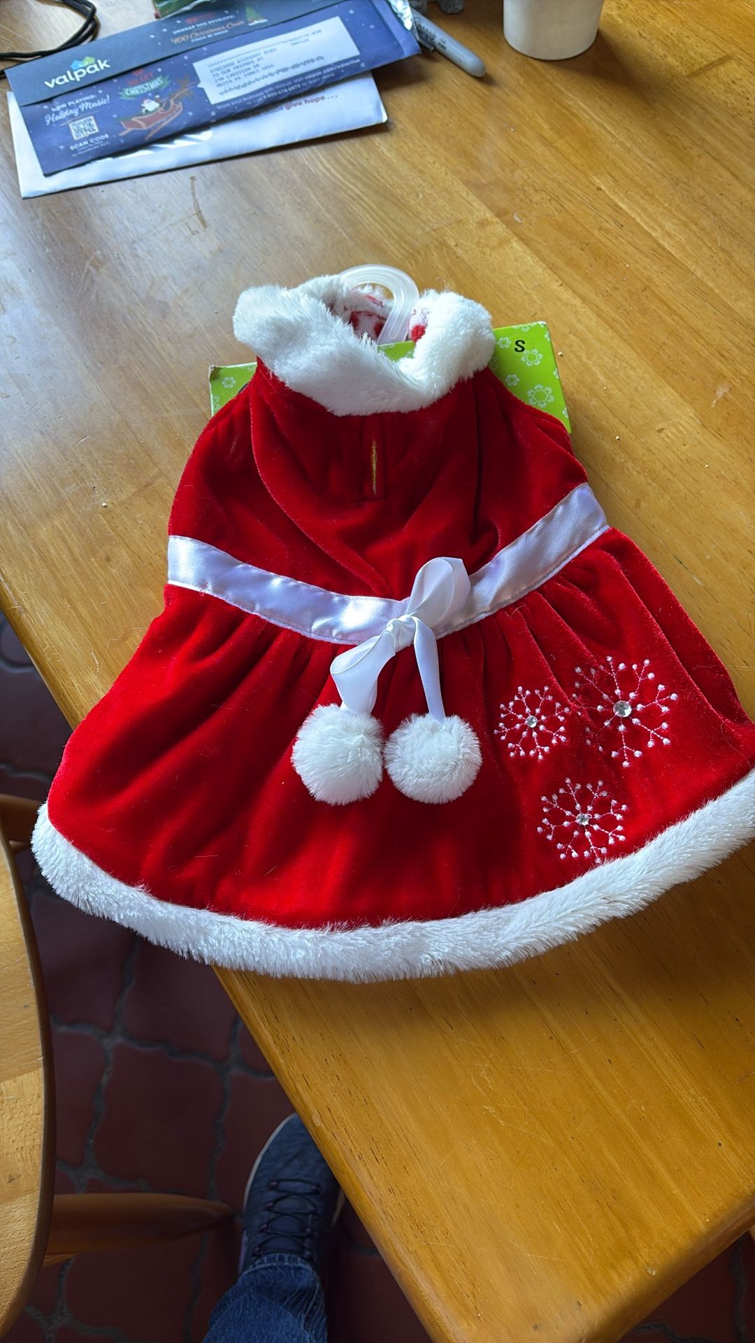 Dog Christmas Outfit, Small