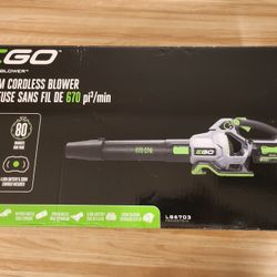 Ego Power+ 56V 670-CFM 180-MPH Handheld Leaf Blower with Battery and Charger -BRAND NEW 