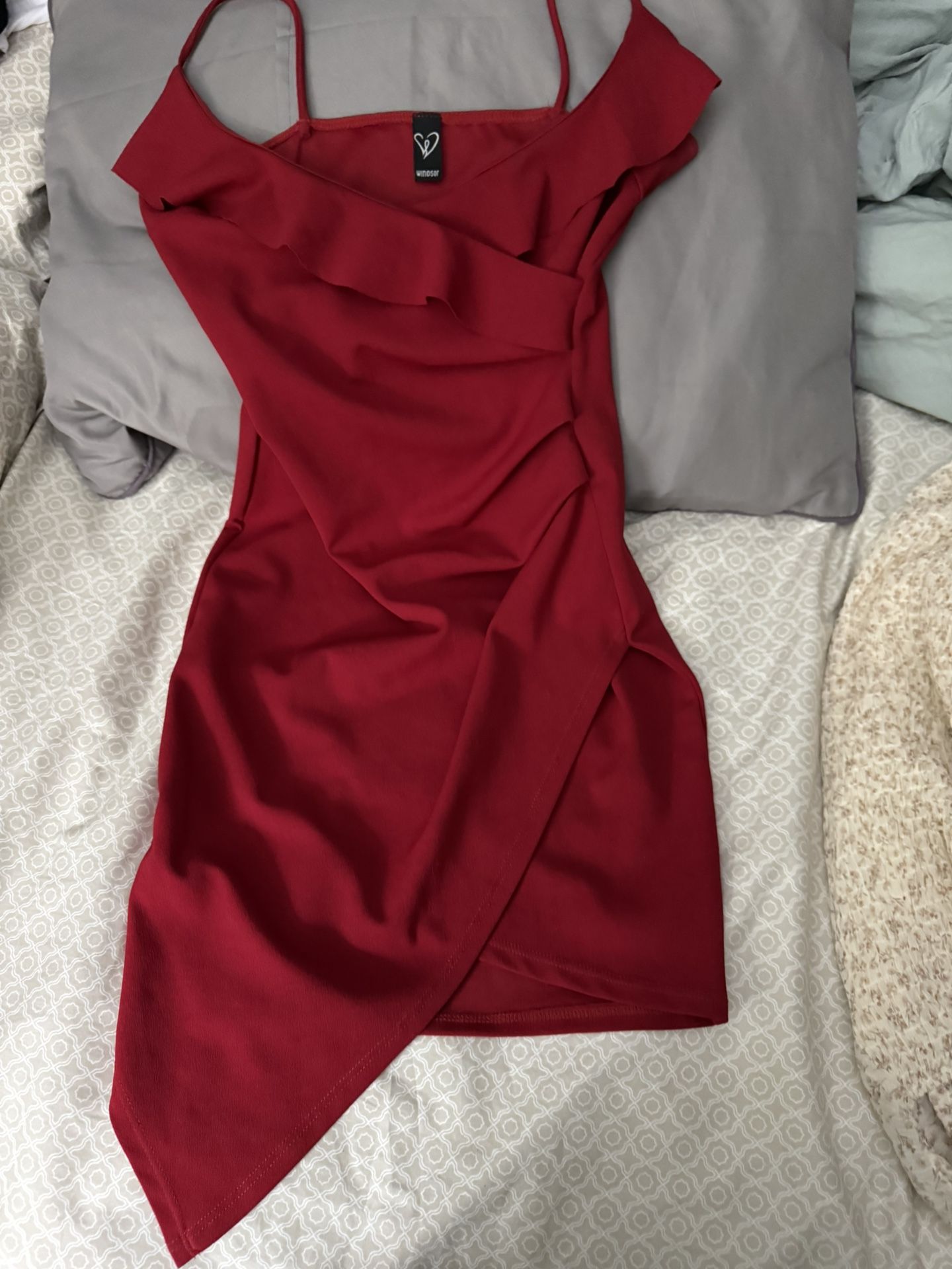 Red Dressy Short Dress