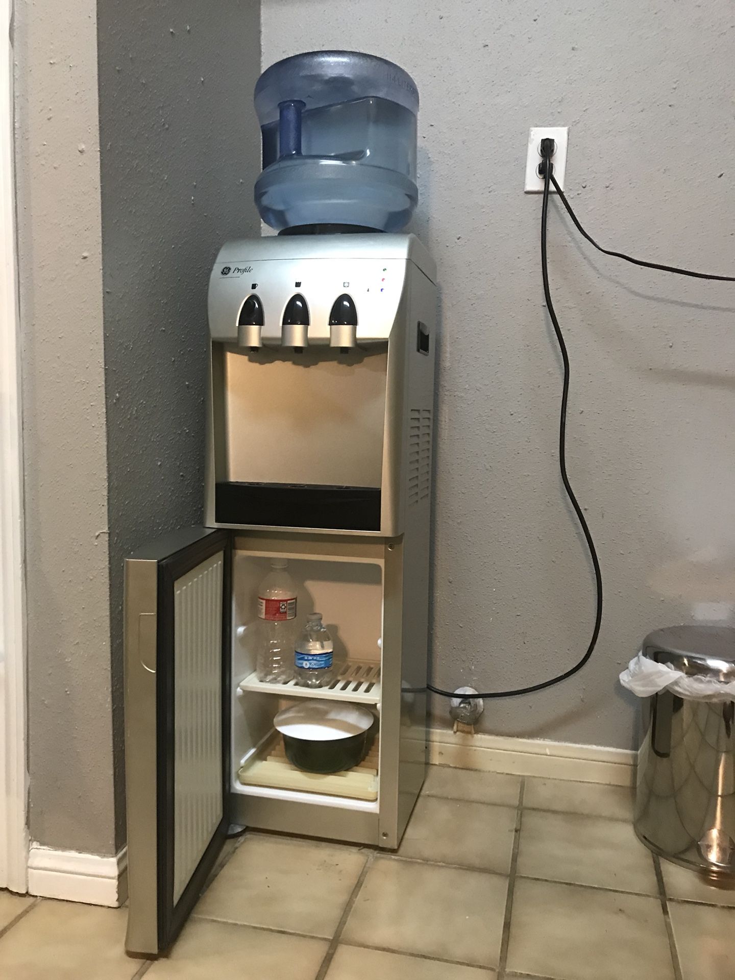 GE Profile GXCF25FBS Hot and Cold Water Dispenser Cooler