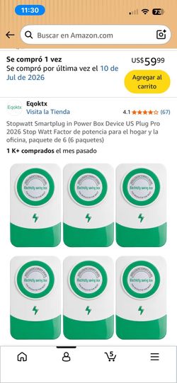 Stop watt factor de potencia para el hogar