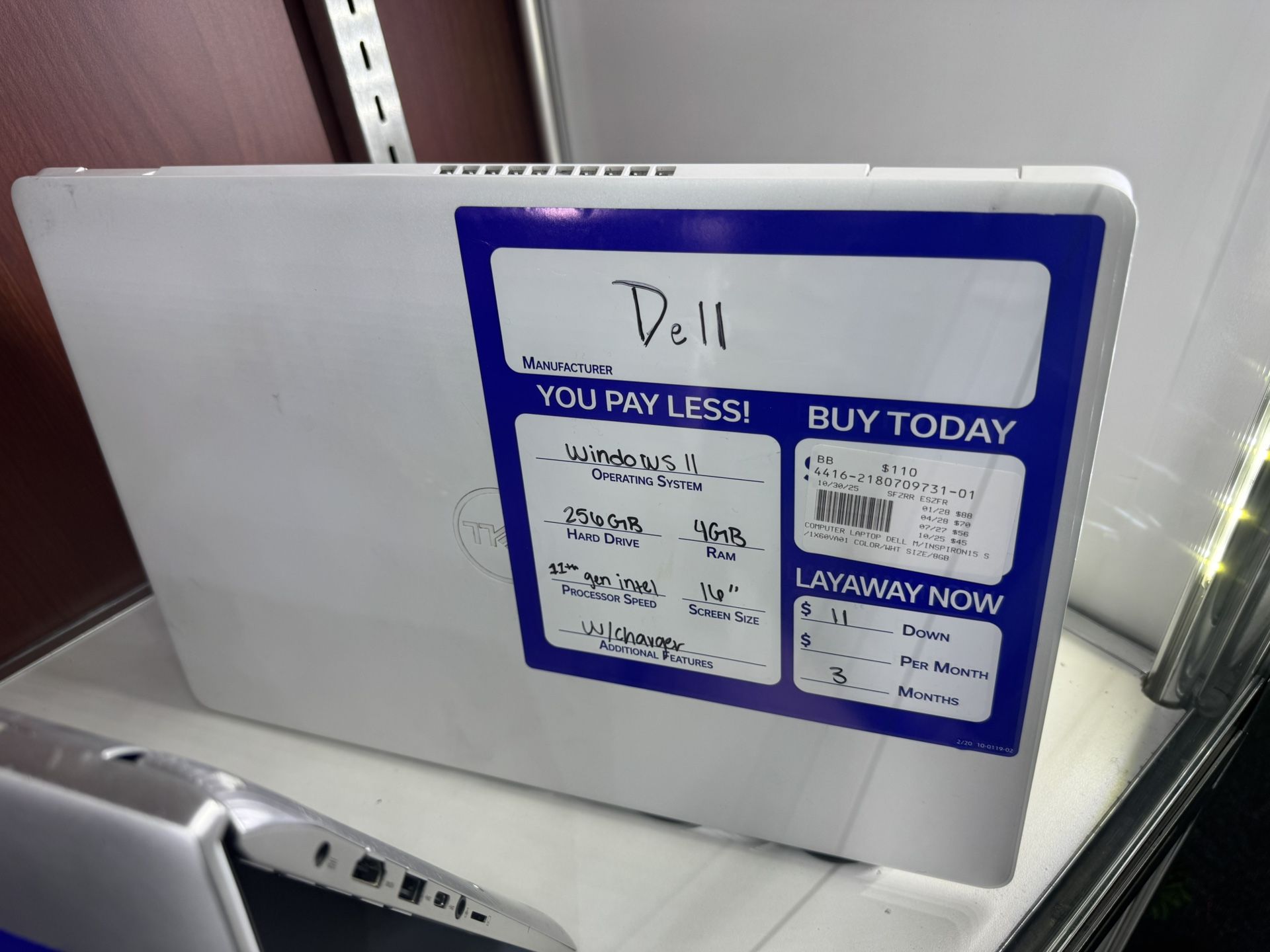 Dell laptop 
