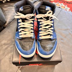 Nike Jordan 1 High Marine Blue Size 10