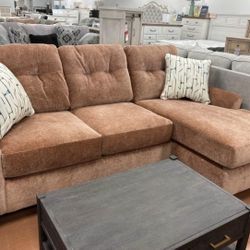 New 88” Chaise Sofa - REVERSIBLE 