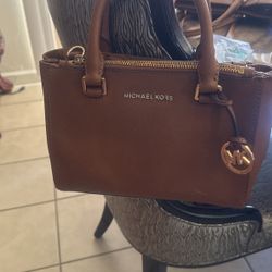 Michael Kors Small Purse Brow Leather 