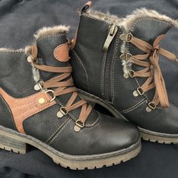 Spring Step Vegan Leather Boots