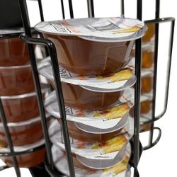 NEW IN BOX Cocktail Pod Holder for Bartesian, Storage Carousel for Bartesian Cocktail Capsules, Black Metal Coffee Pod Holder, 360-Degree Rotation, Ho