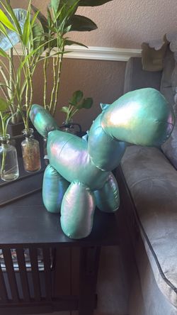 Iridescent Balloon Animal Dinosaur Plush Toy