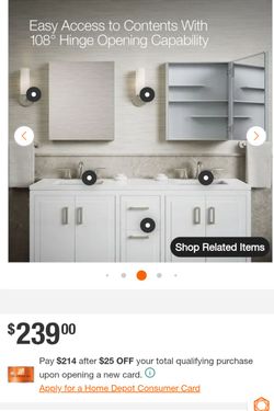 brand new medicine cabinet
