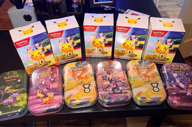 30th Booster bundles and mini tins available